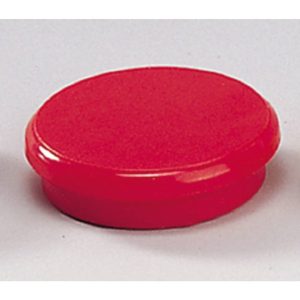 Magneti per lavagne magnetiche rotondi Ø 24 mm Dahle rosso - R955243 (Conf.10)