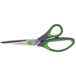 Forbici Q-Connect Softgrip lame asimmetriche 20 cm - E-35281 IA
