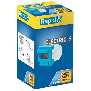 Punti metallici per cucitrici elettriche Rapid 5020/5025E 2 cartucce da 1500 punti - 23271900